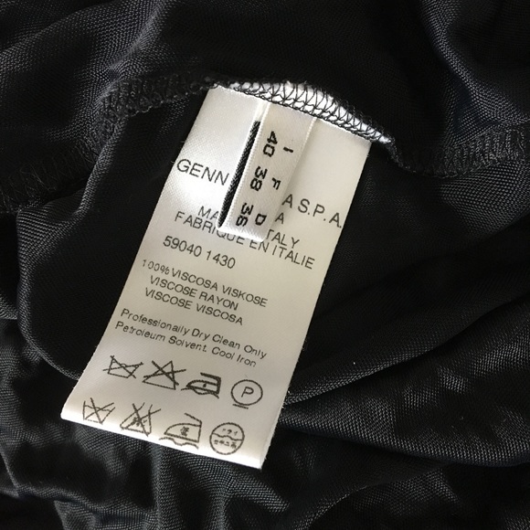 Genny Black sleeveless tank top bodysuit size 6 - Picture 6 of 7